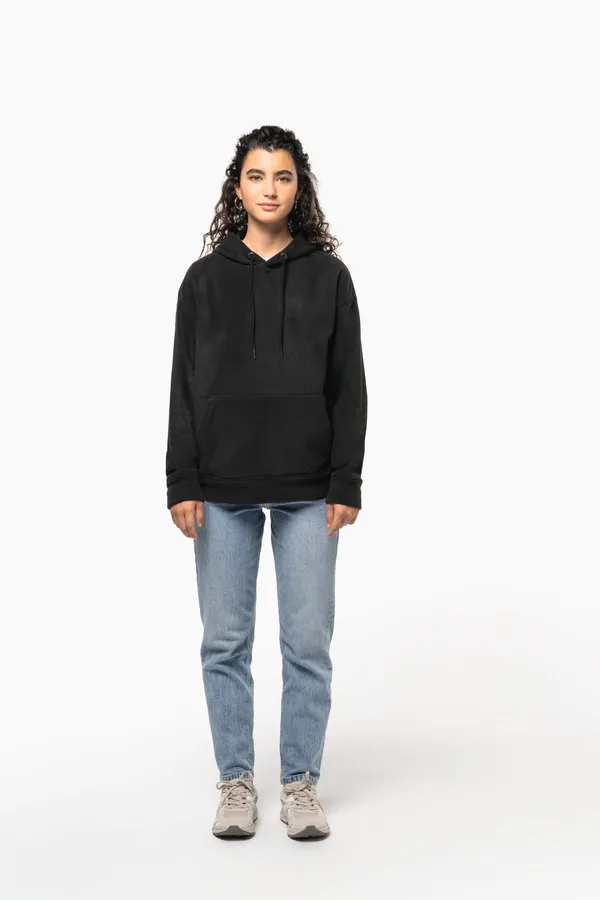 Unisex Oversized recycled polarfleece hoodie