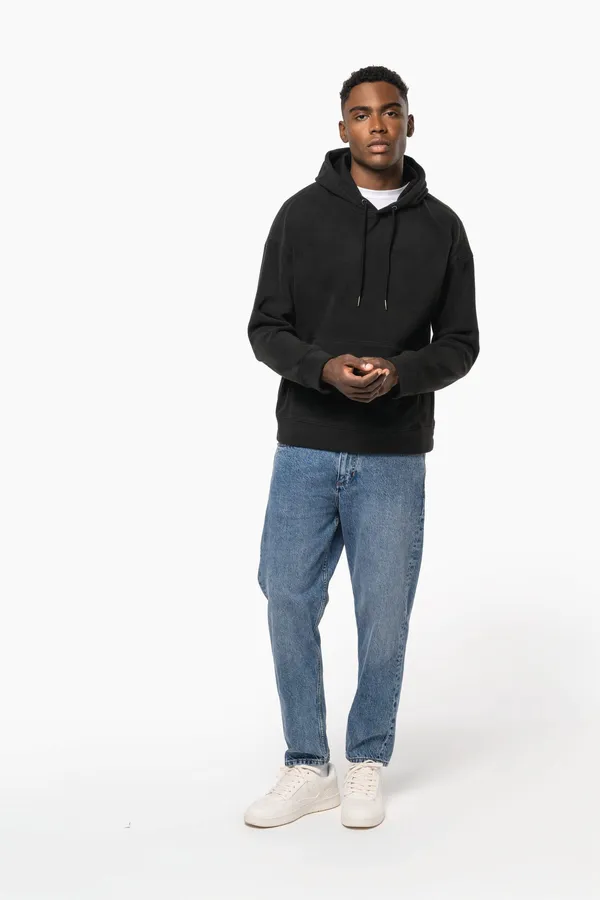Unisex Oversized recycled polarfleece hoodie