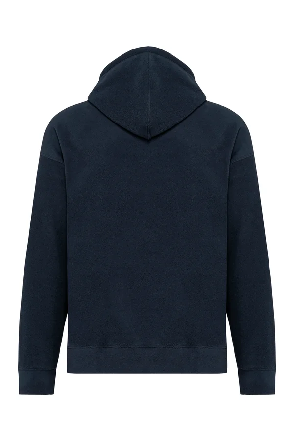 Oversize-Unisex-Kapuzensweatshirt aus recyceltem Fleece Navy