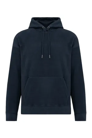 Oversize-Unisex-Kapuzensweatshirt aus recyceltem Fleece Navy