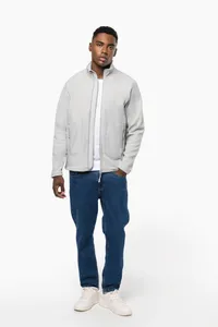 Unisex eco-friendly micro-polarfleece jacket