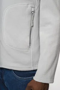 Unisex eco-friendly micro-polarfleece jacket