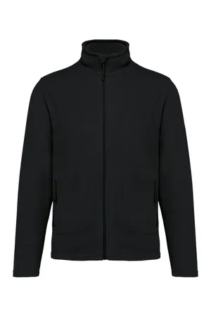 Umweltfreundliche Unisex-Fleecejacke Black