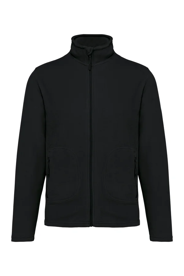 Umweltfreundliche Unisex-Fleecejacke Black