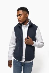 Unisex eco-friendly micro-polarfleece bodywarmer