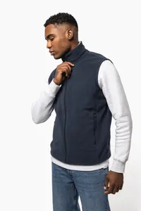 Unisex eco-friendly micro-polarfleece bodywarmer