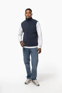 Unisex eco-friendly micro-polarfleece bodywarmer