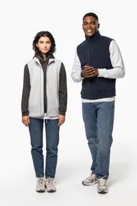 Unisex eco-friendly micro-polarfleece bodywarmer