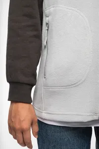 Unisex eco-friendly micro-polarfleece bodywarmer
