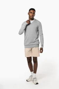 Men's eco-friendly V-neck jumper