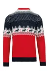 Weihnachtspullover mit Rundhalsausschnitt, Unisex Night Navy