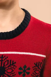 Kids’ crew neck Christmas jumper