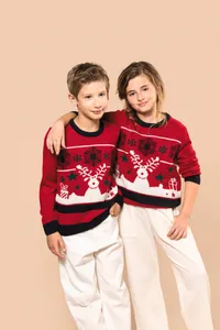 Kids’ crew neck Christmas jumper