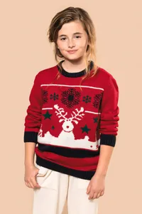 Kids’ crew neck Christmas jumper
