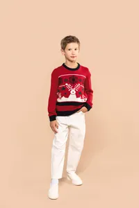 Kids’ crew neck Christmas jumper