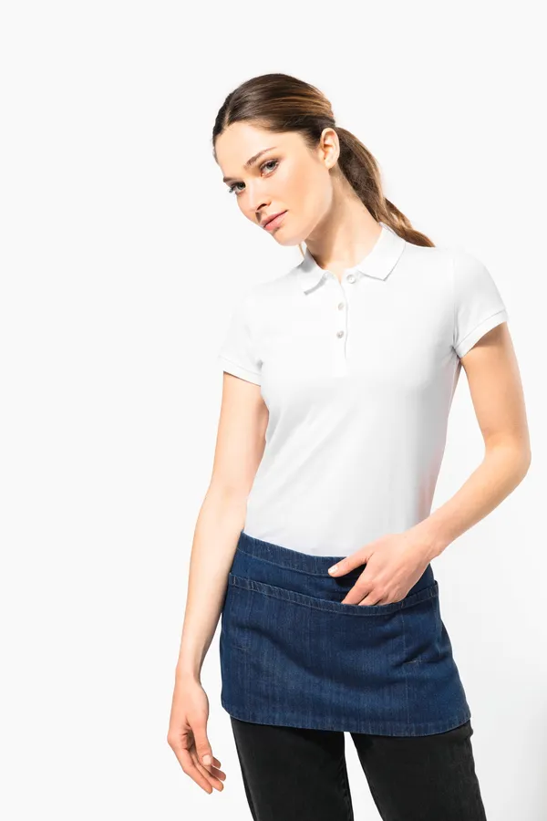 Cotton short apron