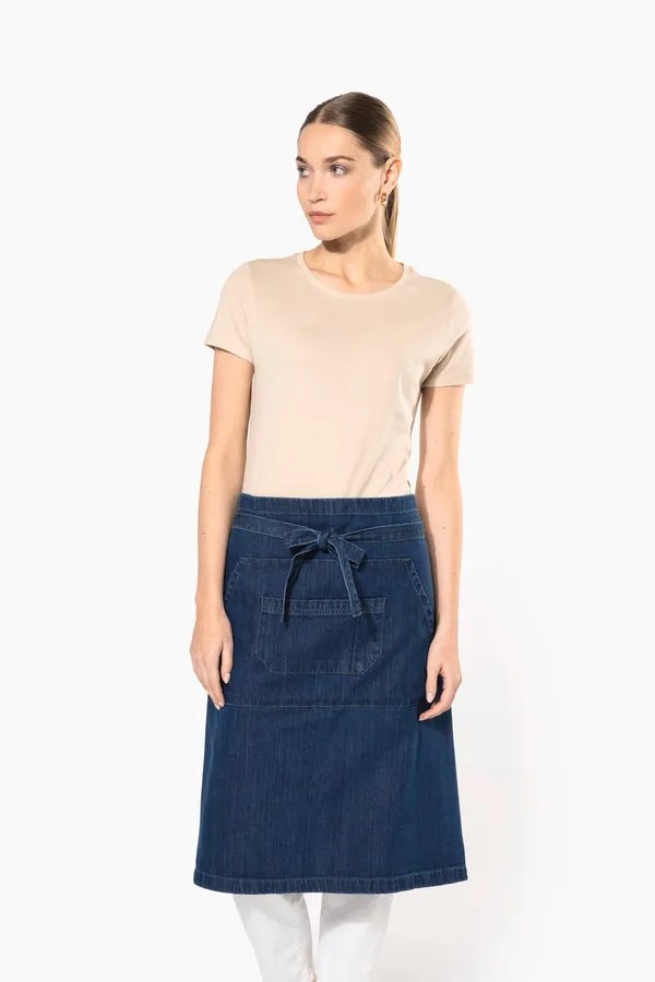 Cotton long apron