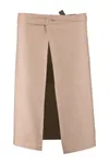 Barschürze Knielang Beige
