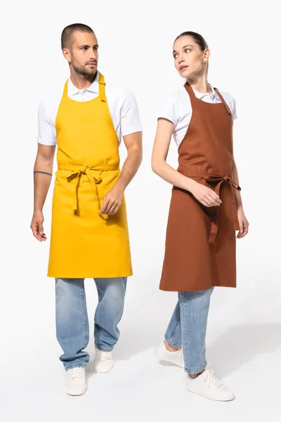 Cotton apron without pocket