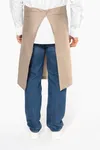 Lange Schürze Beige