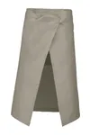 Lange Schürze Beige