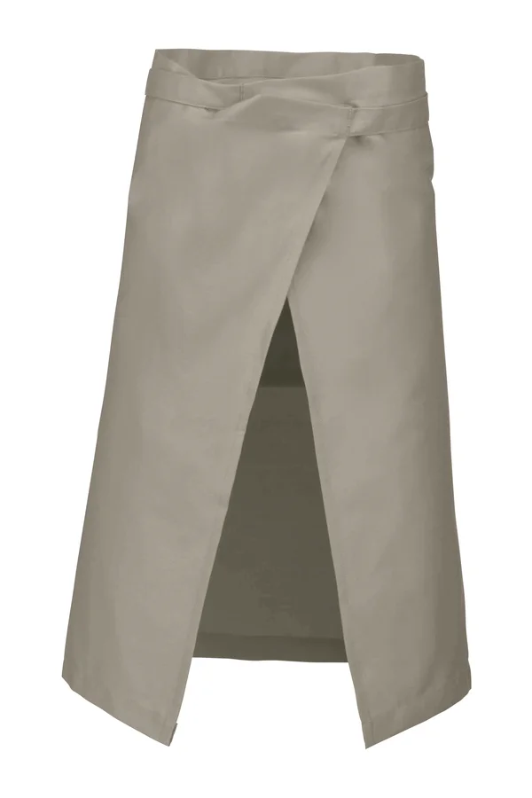 Lange Schürze Beige