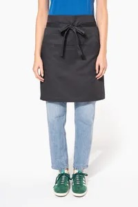 Polycotton mid-length apron