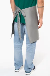 Polycotton mid-length apron