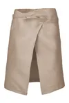 Mittellange Baumwollpolyesterschürze Beige