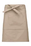 Mittellange Baumwollpolyesterschürze Beige