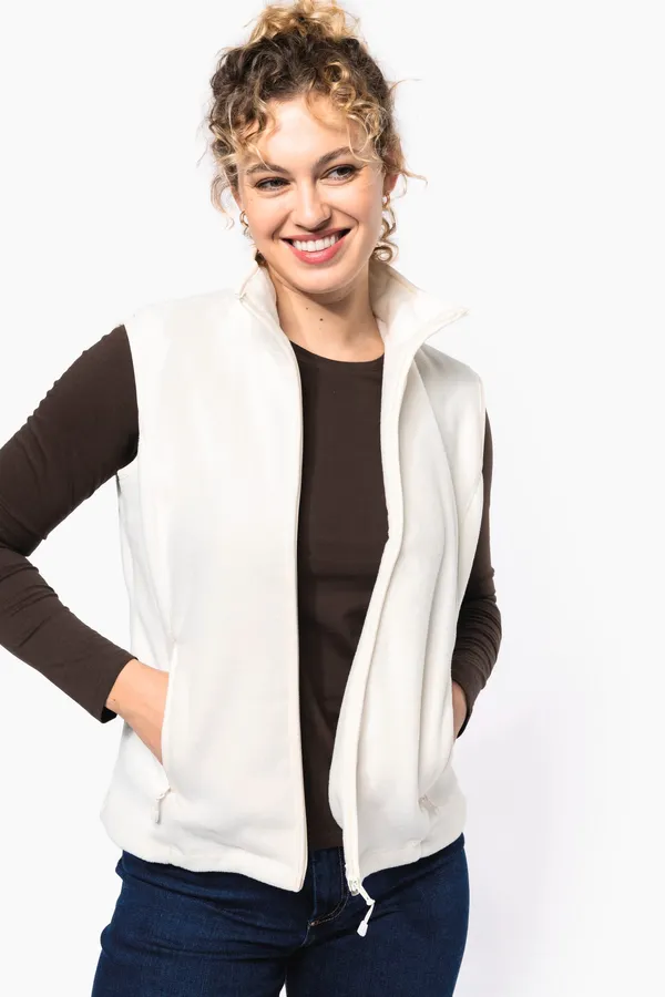 Ladies’ microfleece bodywarmer