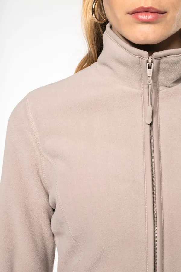 Ladies’ microfleece zip jacket
