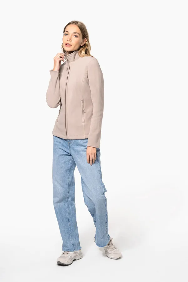 Ladies’ microfleece zip jacket