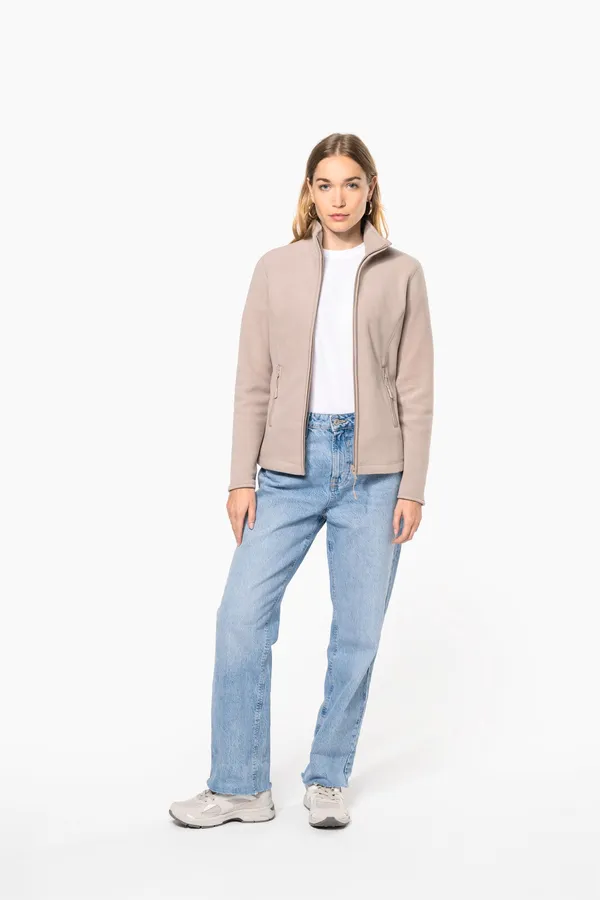 Ladies’ microfleece zip jacket