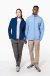 Mikrofleece-Jacke mit Reißverschluss für Damen