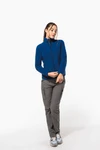 Mikrofleece-Jacke mit Reißverschluss für Damen
