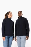 Mikrofleece-Jacke durchgehender Reißverschluss