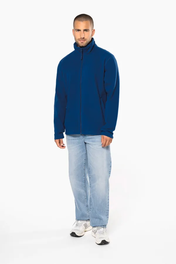 Men's microfleece zip jacket