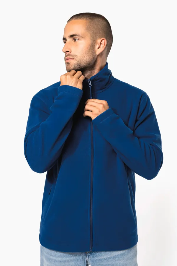 Men's microfleece zip jacket
