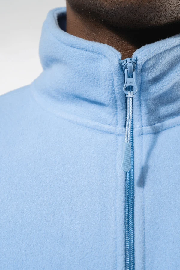 Mikrofleece-Jacke mit Reißverschluss für Herren