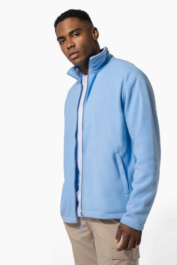 Mikrofleece-Jacke mit Reißverschluss für Herren