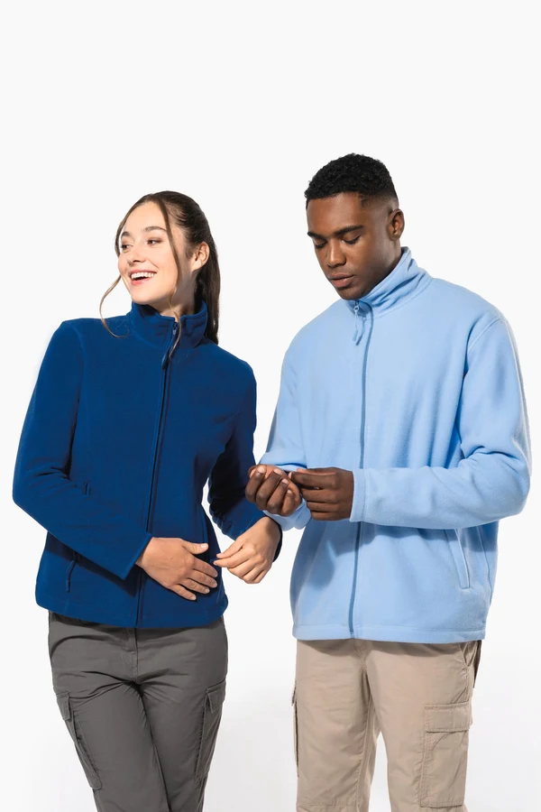 Mikrofleece-Jacke mit Reißverschluss für Herren