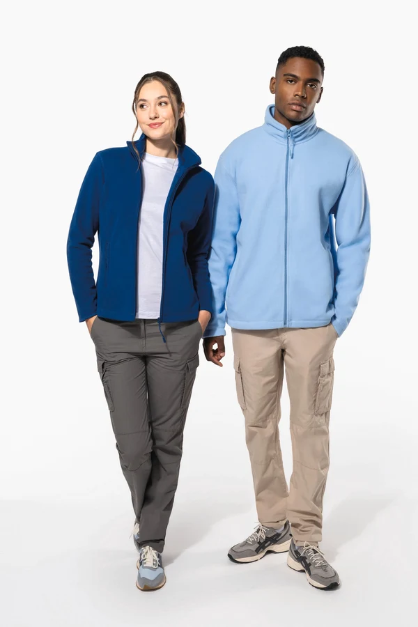 Mikrofleece-Jacke mit Reißverschluss für Herren