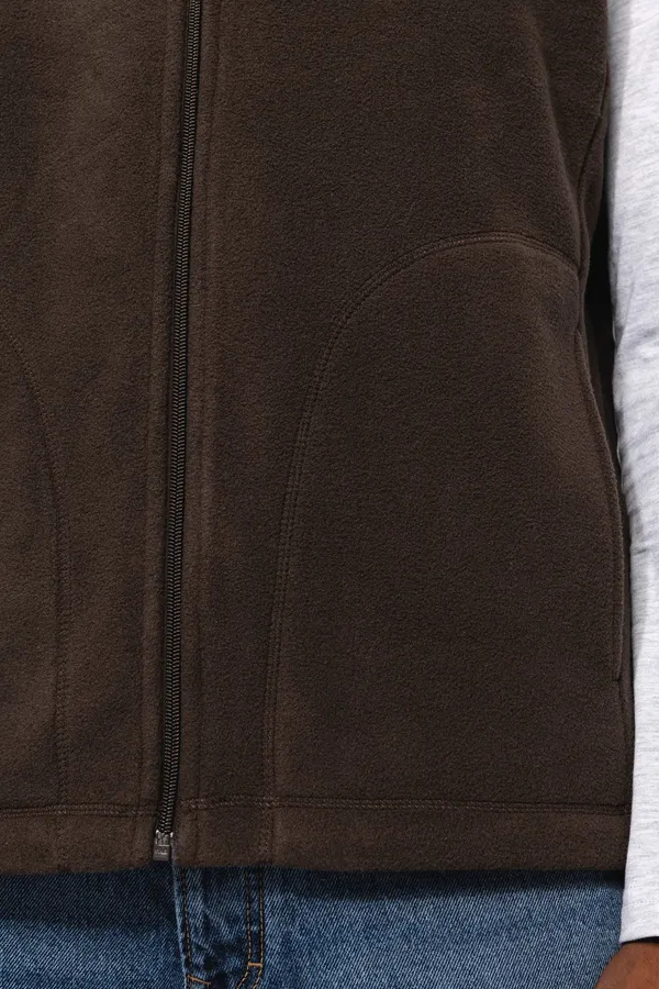 Men's microfleece bodywarmer