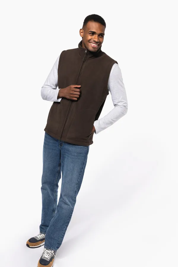 Men's microfleece bodywarmer
