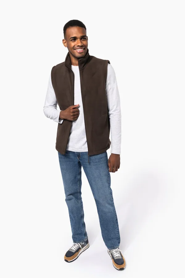 Men's microfleece bodywarmer