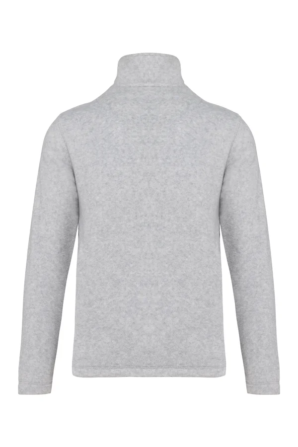 Mikrofleece-Jacke mit Reißverschluss für Kinder Ash Heather