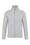 Mikrofleece-Jacke mit Reißverschluss für Kinder Ash Heather