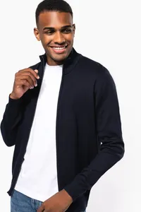 Men's full zip cardigan