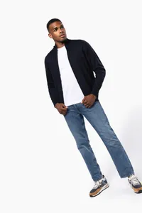 Men's full zip cardigan